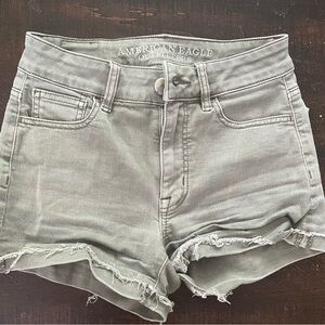 American Eagle Outfitters Women's Olive Jean Shorts
